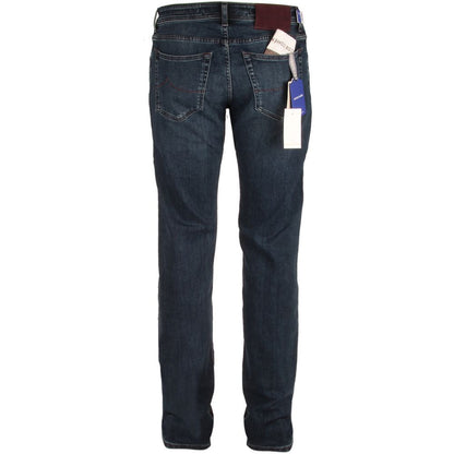 Jacob Cohen Blue Cotton Men's Slim Fit Jean