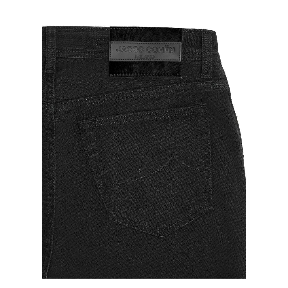 Jacob Cohen Black Cotton Jeans & Pant