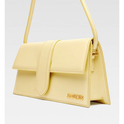 Jacquemus Yellow Leather Handbag