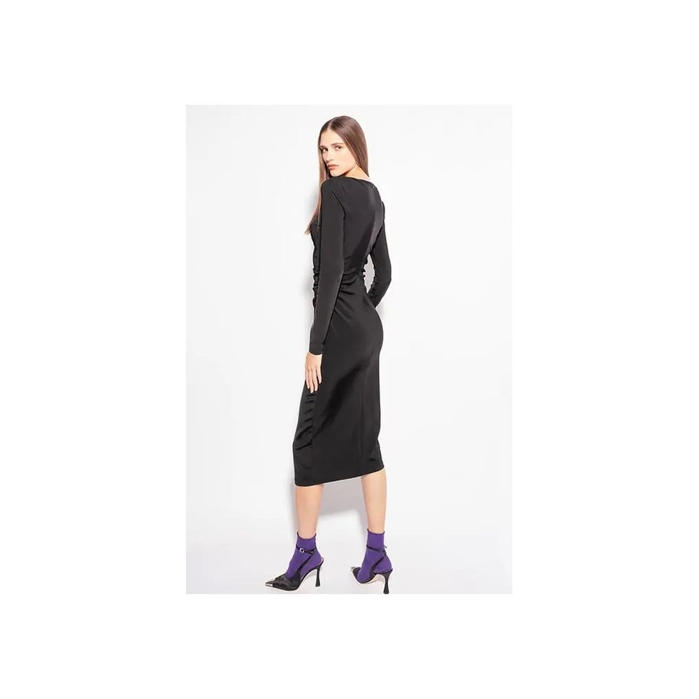 PINKO Black Viscose Dress