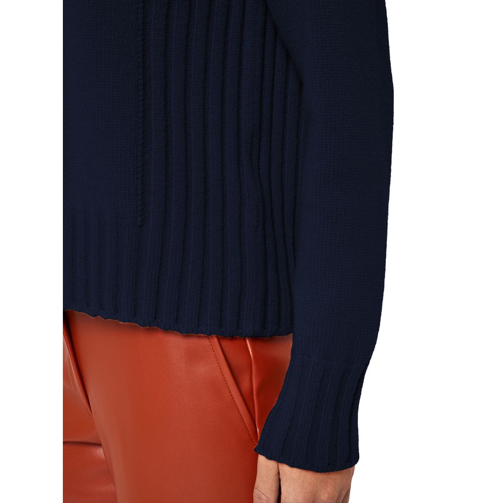 Alpha Studio Blue Cashmere Sweater