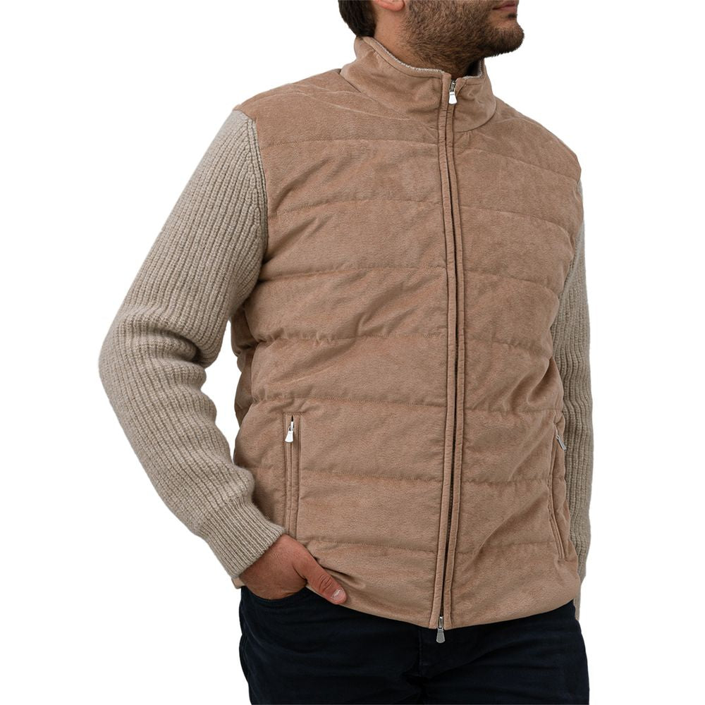 Gran Sasso Beige Wool Jacket