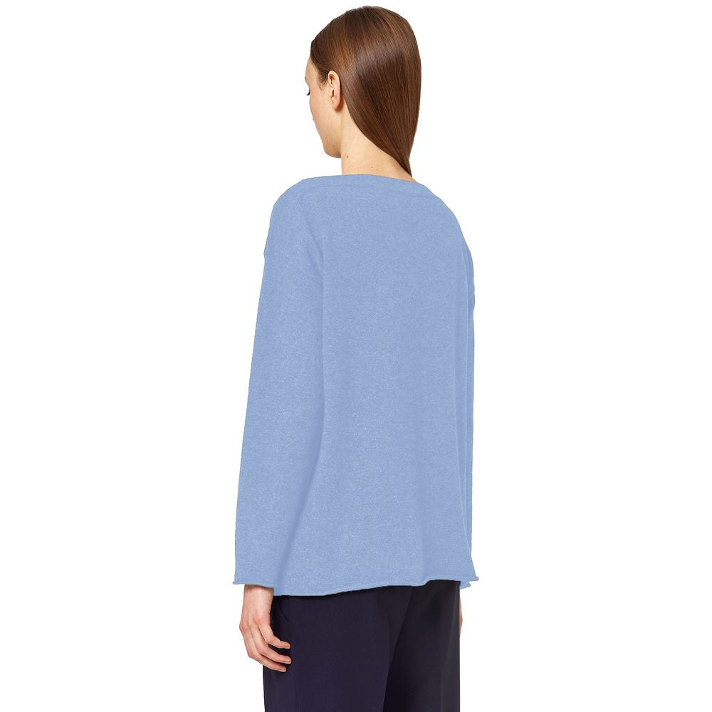 Alpha Studio Light Blue Cashmere Sweater