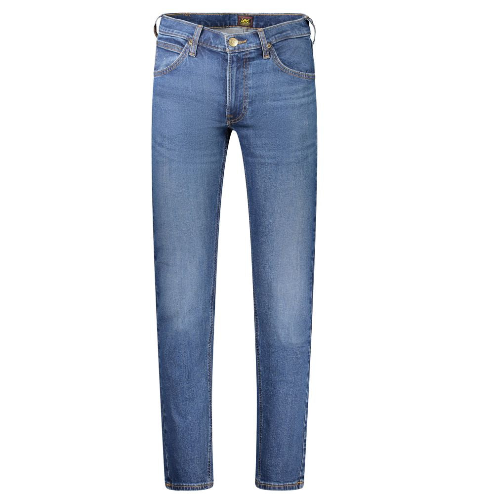 Lee Blue Cotton Men Jeans