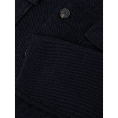 Gran Sasso Blue Wool Merino Shirt