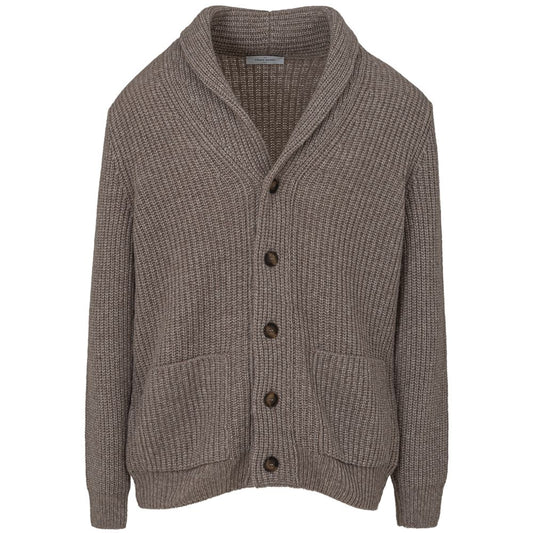 Gran Sasso Gray Wool Cardigan