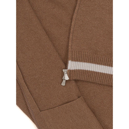 Gran Sasso Brown Cashmere Jacket