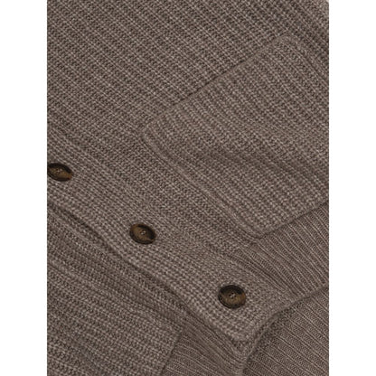 Gran Sasso Gray Wool Cardigan