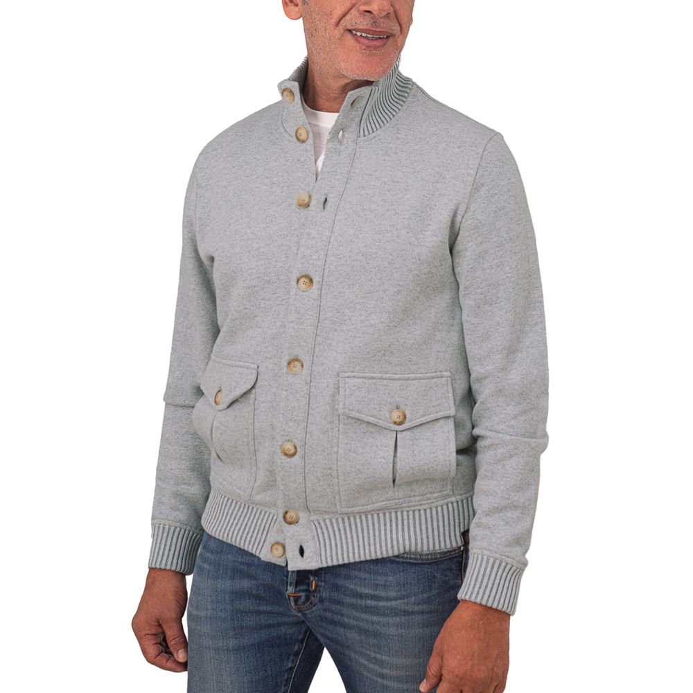 Gran Sasso Gray Cotton Jacket