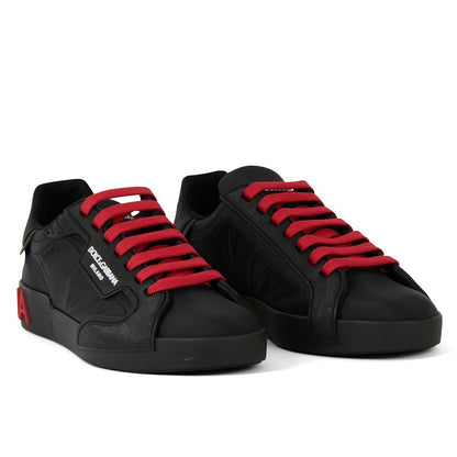 Dolce & Gabbana Black Polyester Sneaker