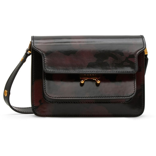 Marni Black Leather Crossbody Bag