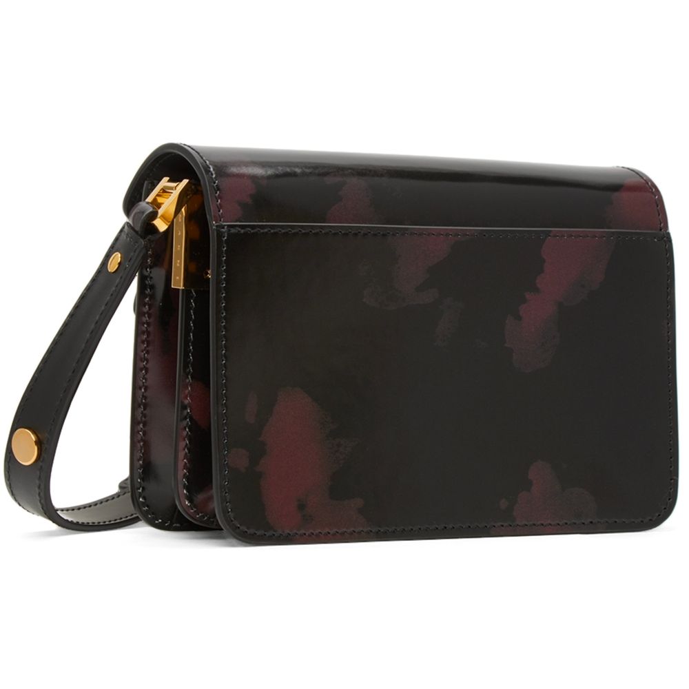 Marni Black Leather Crossbody Bag