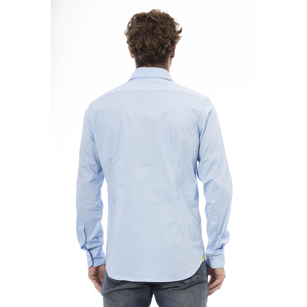 Billionaire Italian Couture Light Blue Cotton Shirt