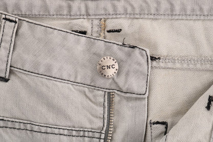 의상 National Grey Wash Cotton Slim Jeans