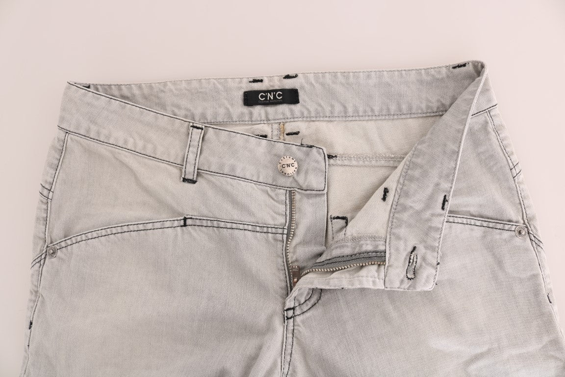 의상 National Grey Wash Cotton Slim Jeans