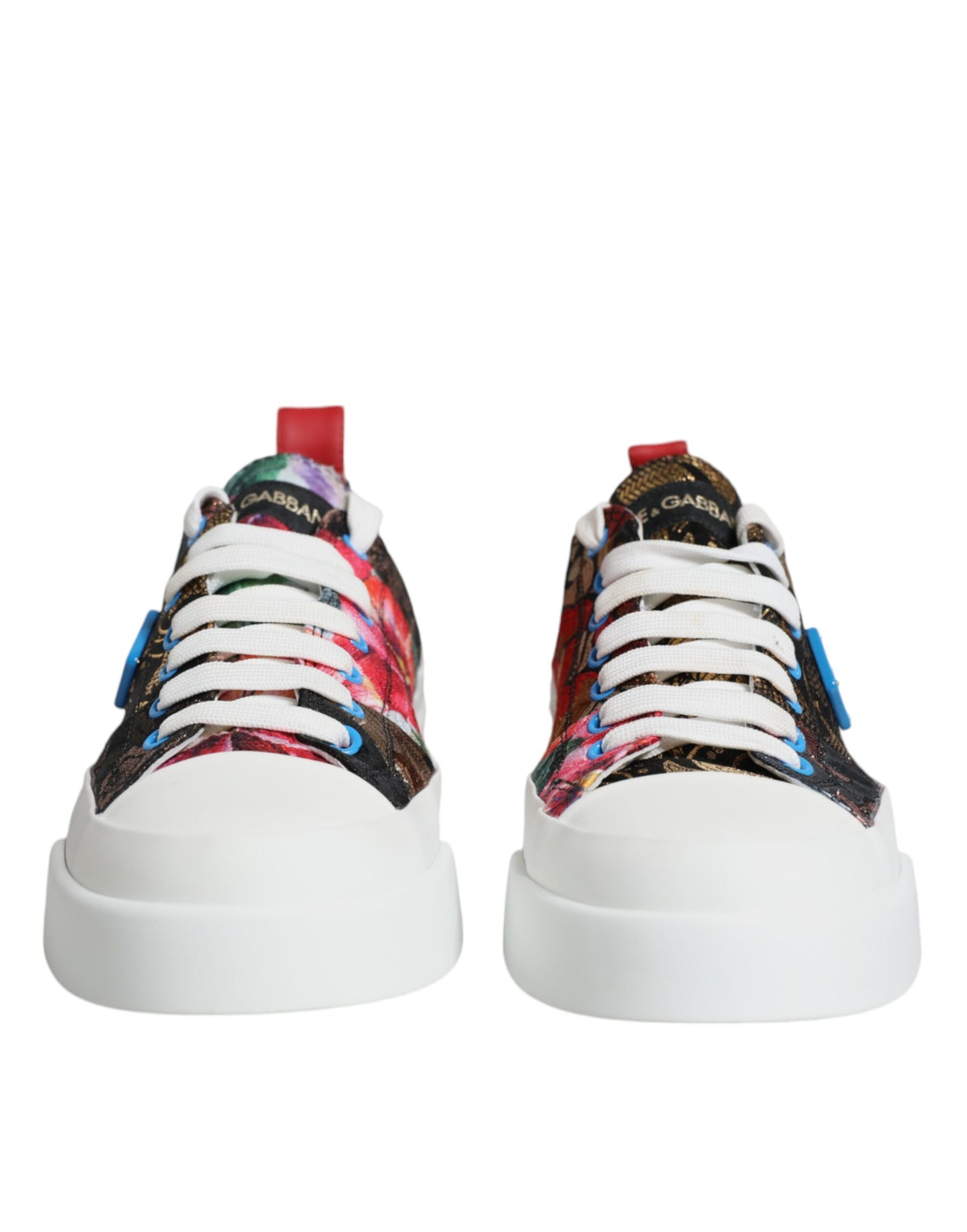 Dolce & Gabbana Multicolor Patchwork Low Top Sneakers Shoes