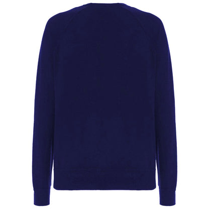 Malo Blue Wool Men's Turtleneck Sweater