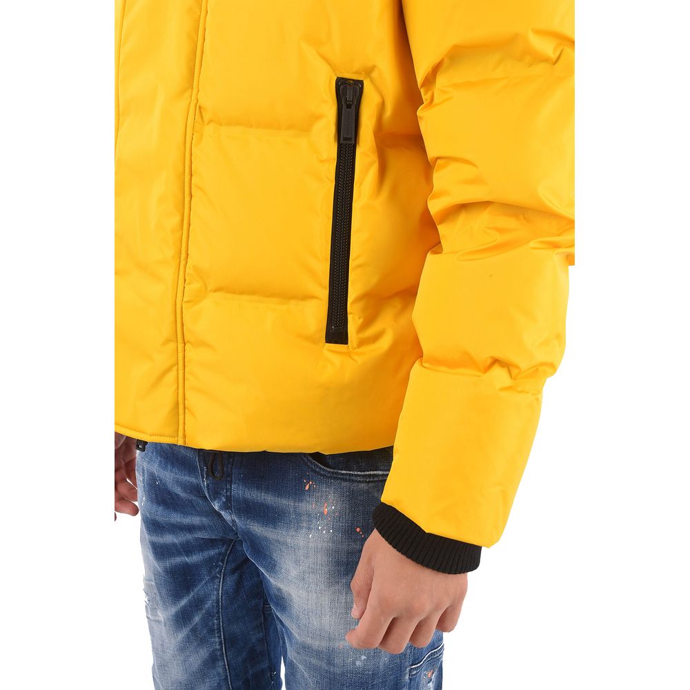 Dsquared² Yellow Nylon Men Jacket