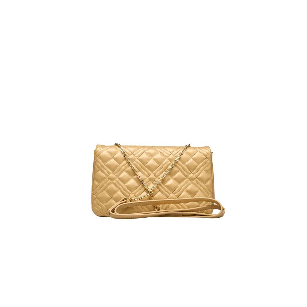 Love Moschino Gold Polyethylene Women Crossbody Bag