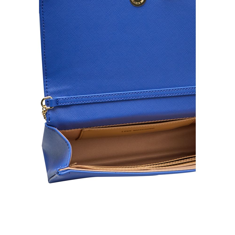 Love Moschino Blue Polyethylene Women Crossbody Bag