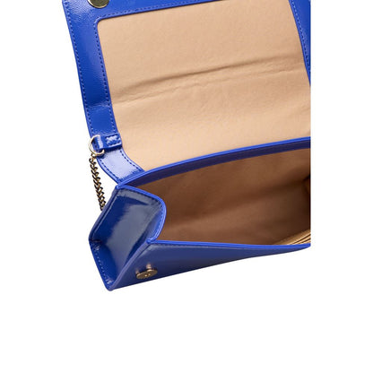 Love Moschino Blue Polyethylene Women Crossbody