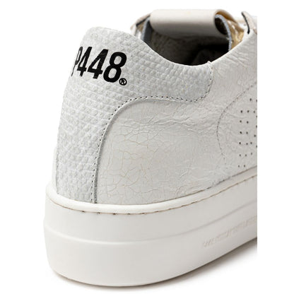 P448 White Leather Sneaker