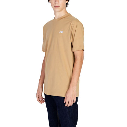 New Balance Beige Cotton T-Shirt