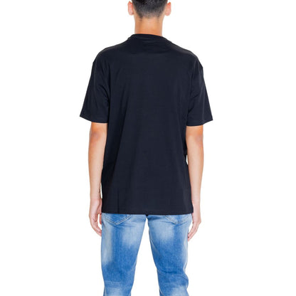 Armani Exchange Black Cotton T-Shirt