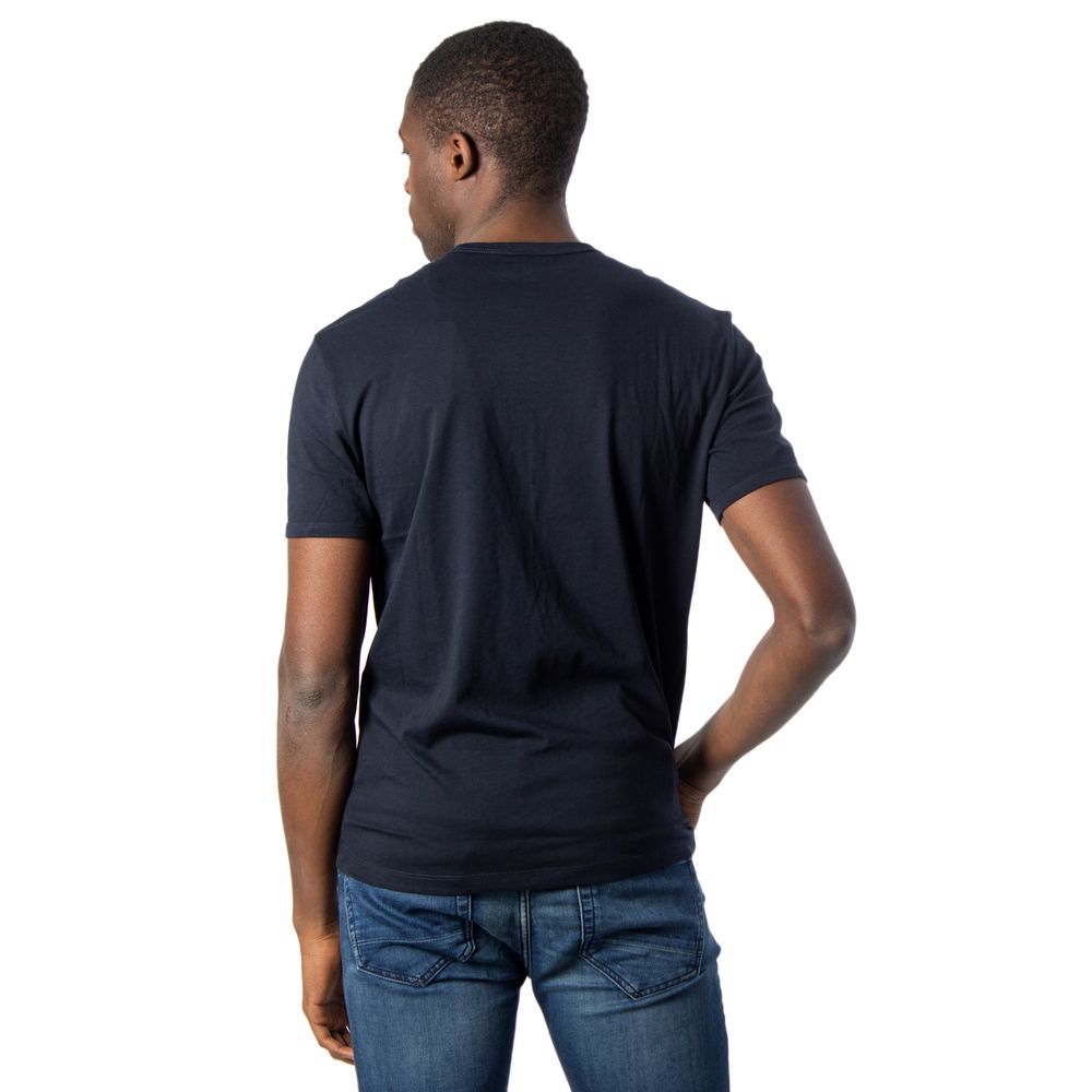 Armani Exchange Blue Cotton T-Shirt