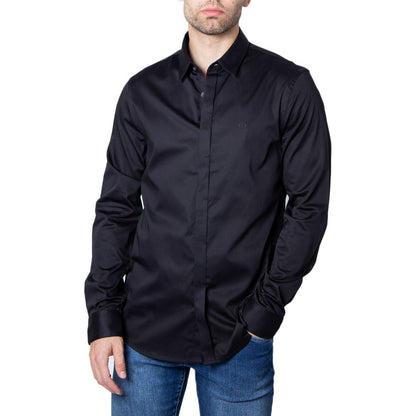 Armani Exchange Black Cotton Shirt