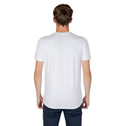 Armani Exchange White Cotton T-Shirt