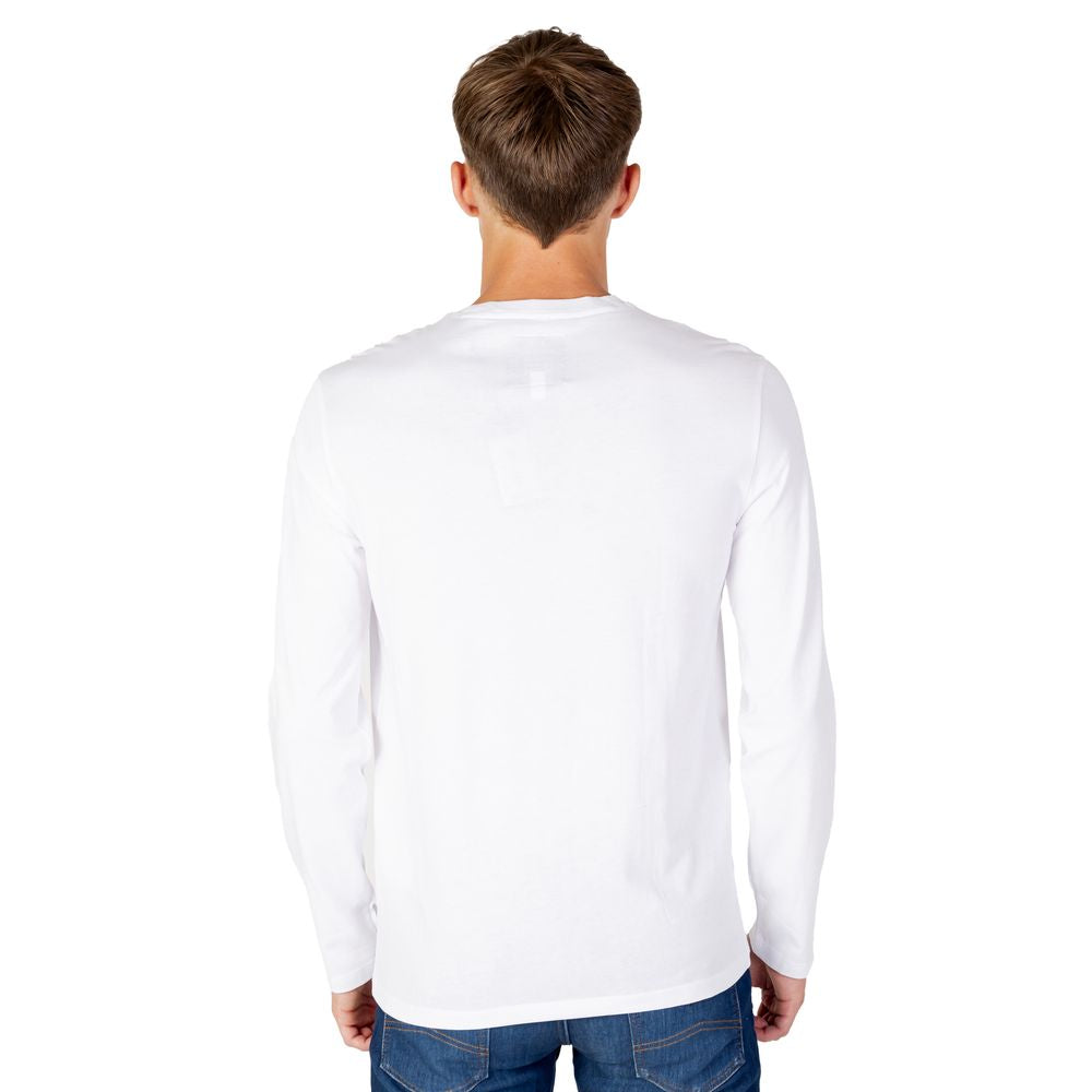 Armani Exchange White Cotton T-Shirt