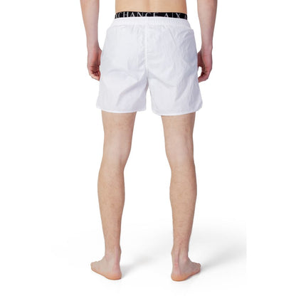 Armani Exchange White Polyester Swimwear