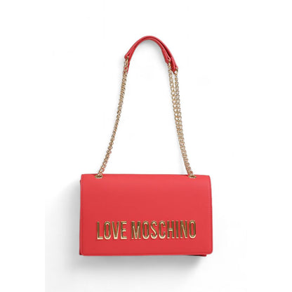 Love Moschino Red Polyethylene Handbag