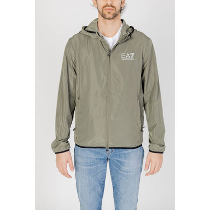 EA7 Emporio Armani Green Polyester Jacket