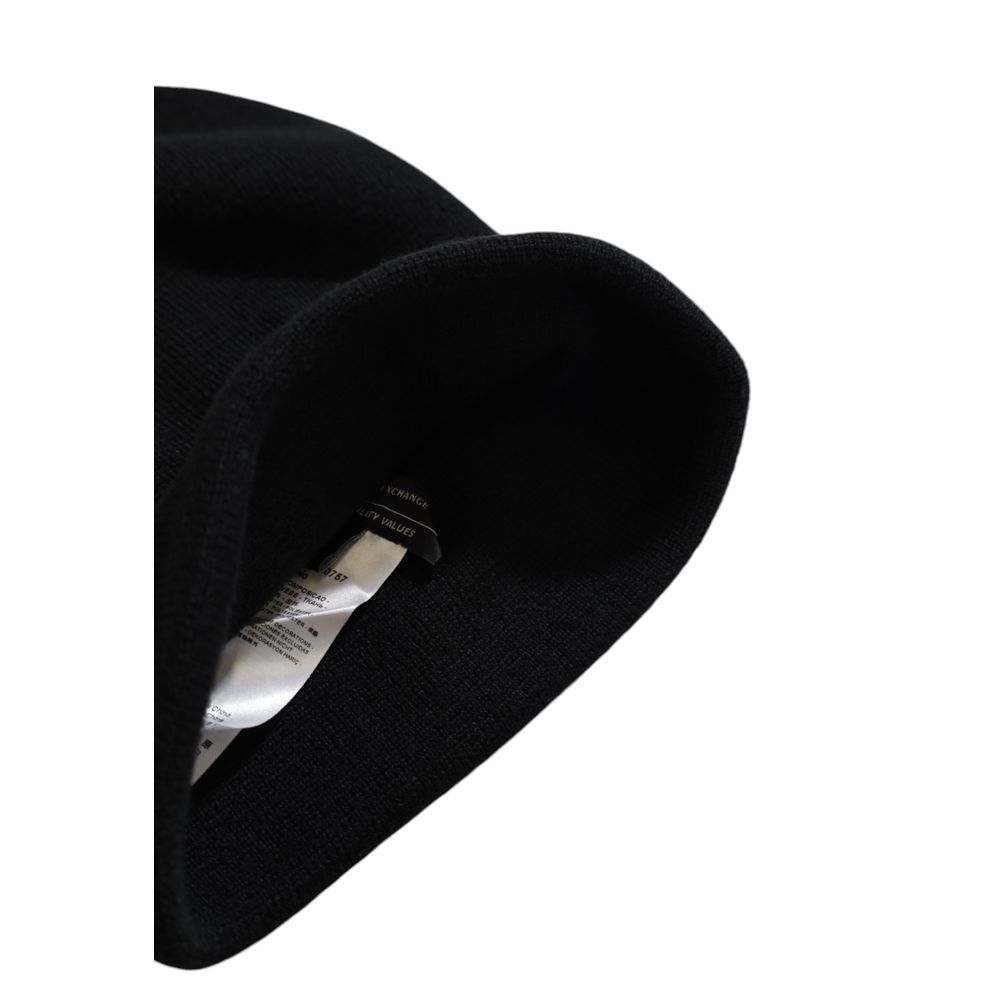 Armani Exchange Black Polyester Hats & Cap