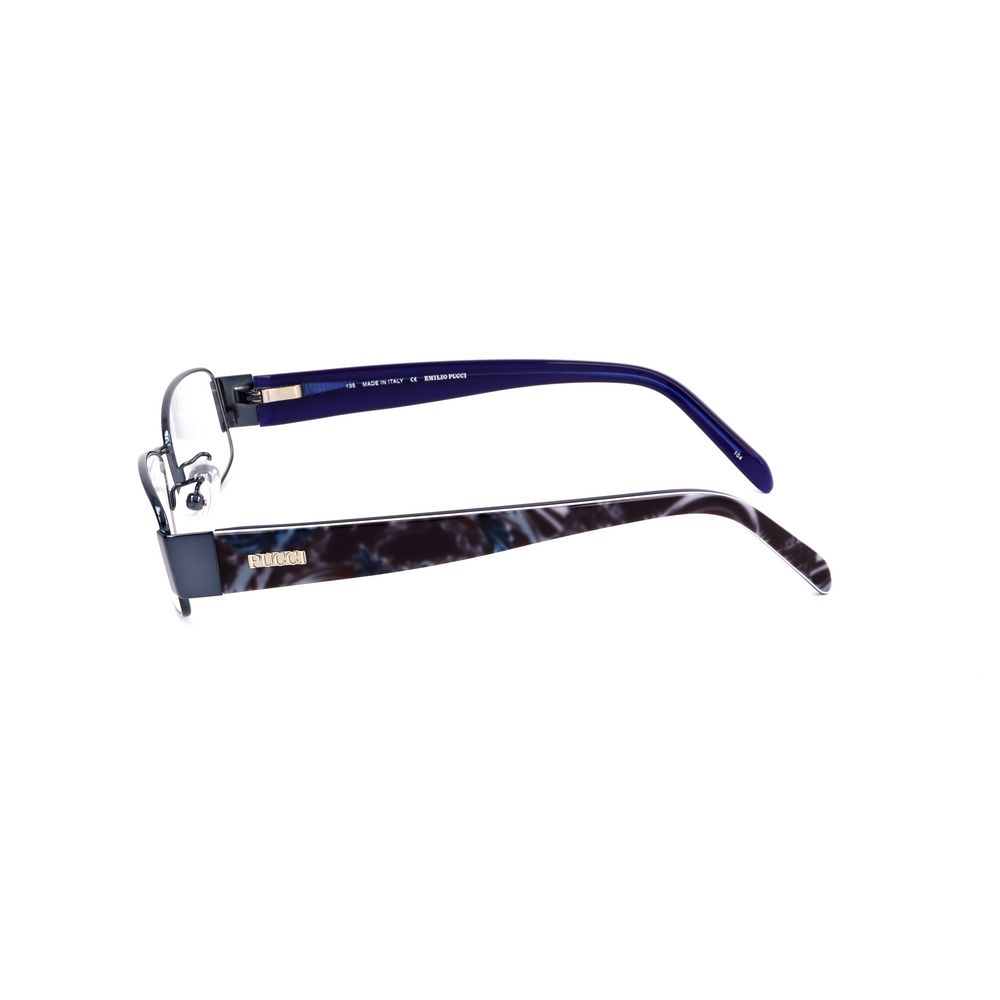 Emilio Pucci Blue Metal Frames