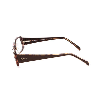 Emilio Pucci Brown Plastic Frames