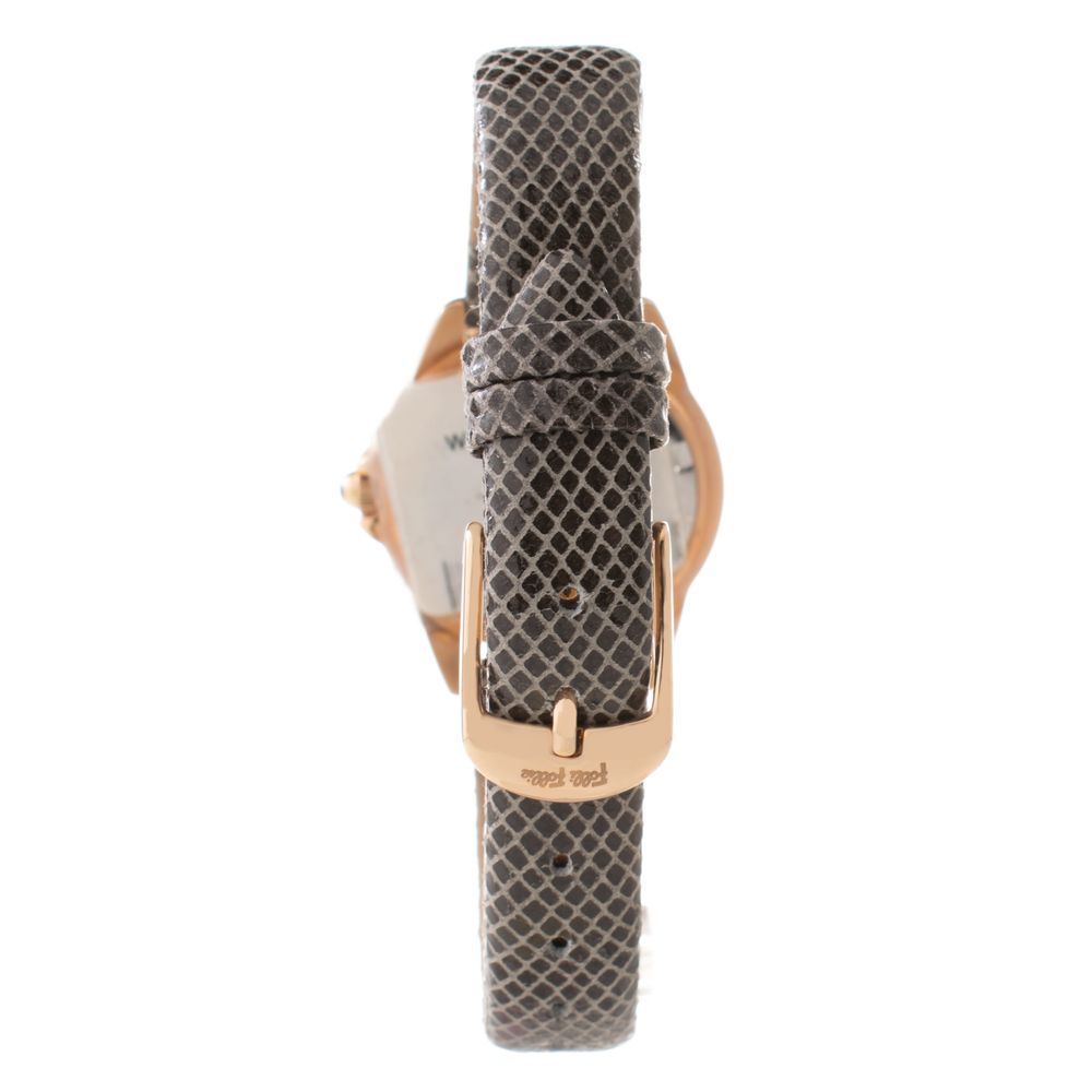 Folli Follie Gray Leather Watch