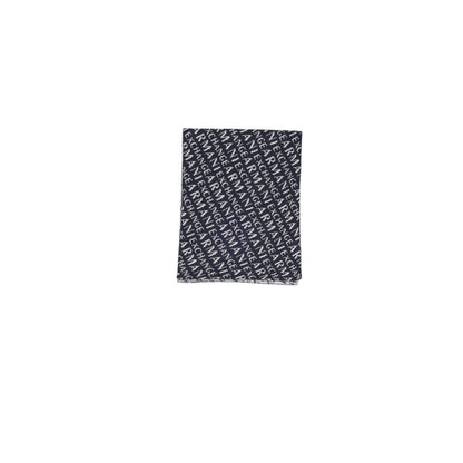 Armani Exchange Blue Polyamide Scarf