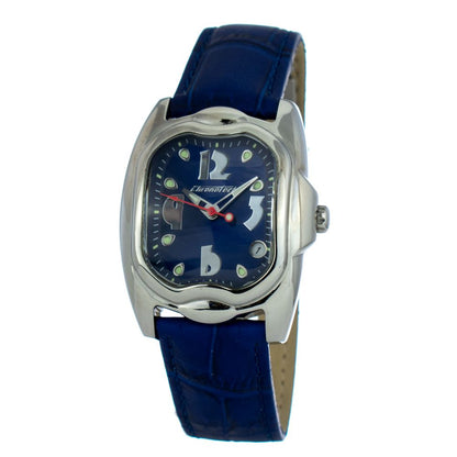 Chronotech Blue Leather Watch