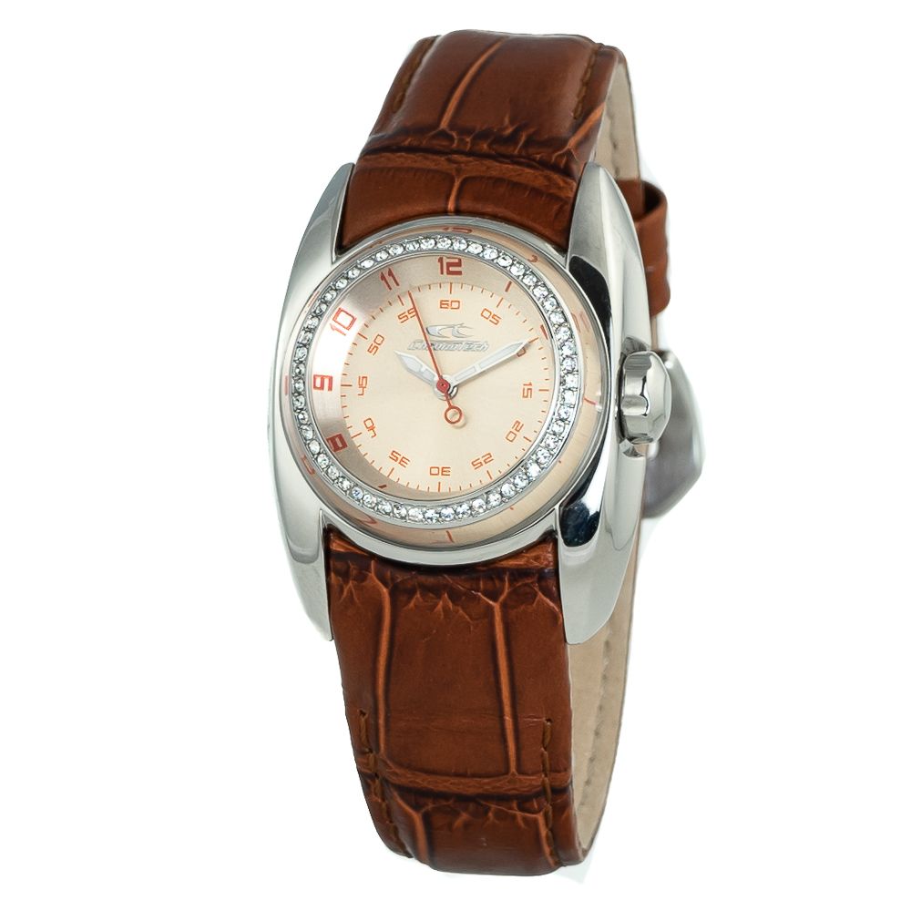 Chronotech Brown Leather Watch