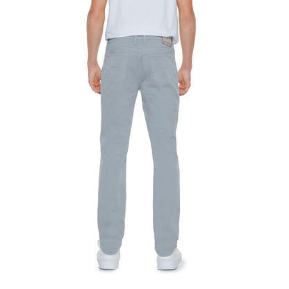 Jeckerson Gray Cotton Jeans & Pant