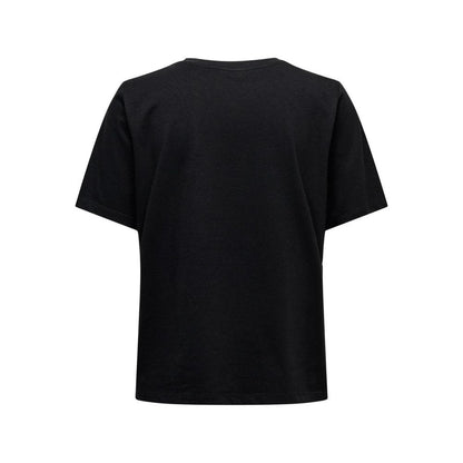 Only Black Cotton Tops & T-Shirt