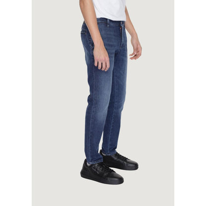 Jeckerson Blue Cotton Jeans & Pant