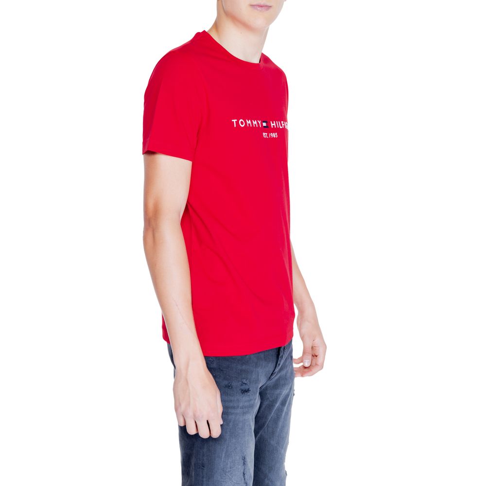 Tommy Hilfiger Red Cotton T-Shirt