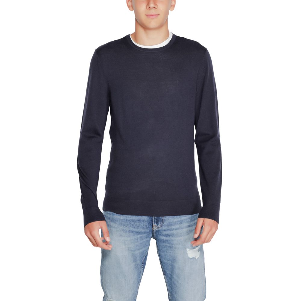 Calvin Klein Jeans Blue Recycled Wool T-Shirt