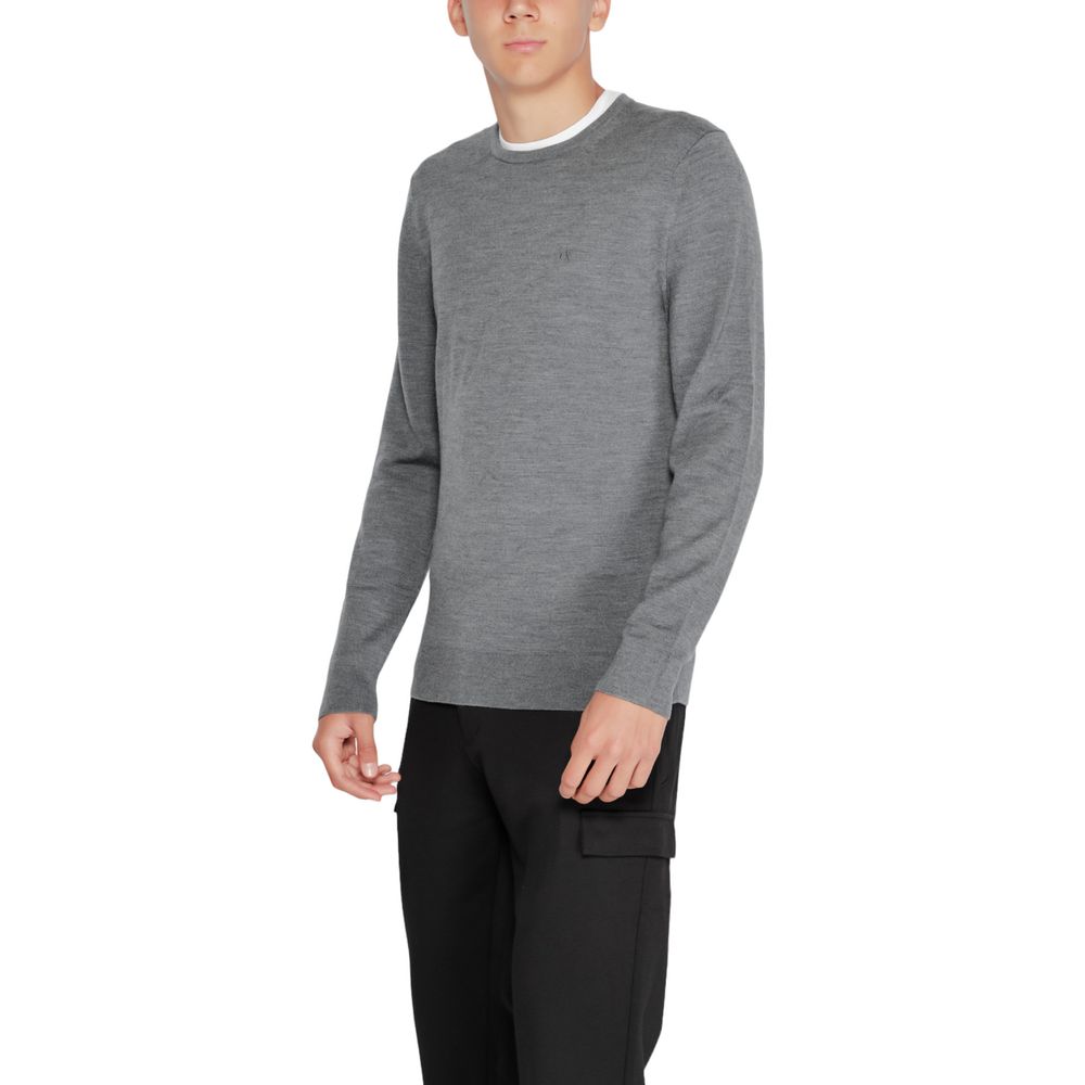 Calvin Klein Jeans Gray Recycled Wool T-Shirt