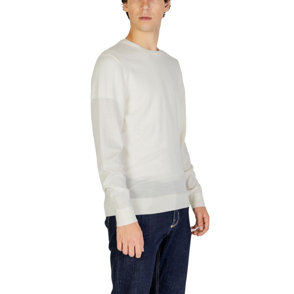 Calvin Klein Jeans Cream Recycled Wool T-Shirt