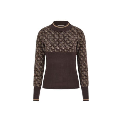 Guess Brown Viscose Sweater